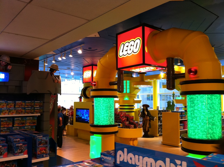 LEGO at FAO Schwarz in New York City