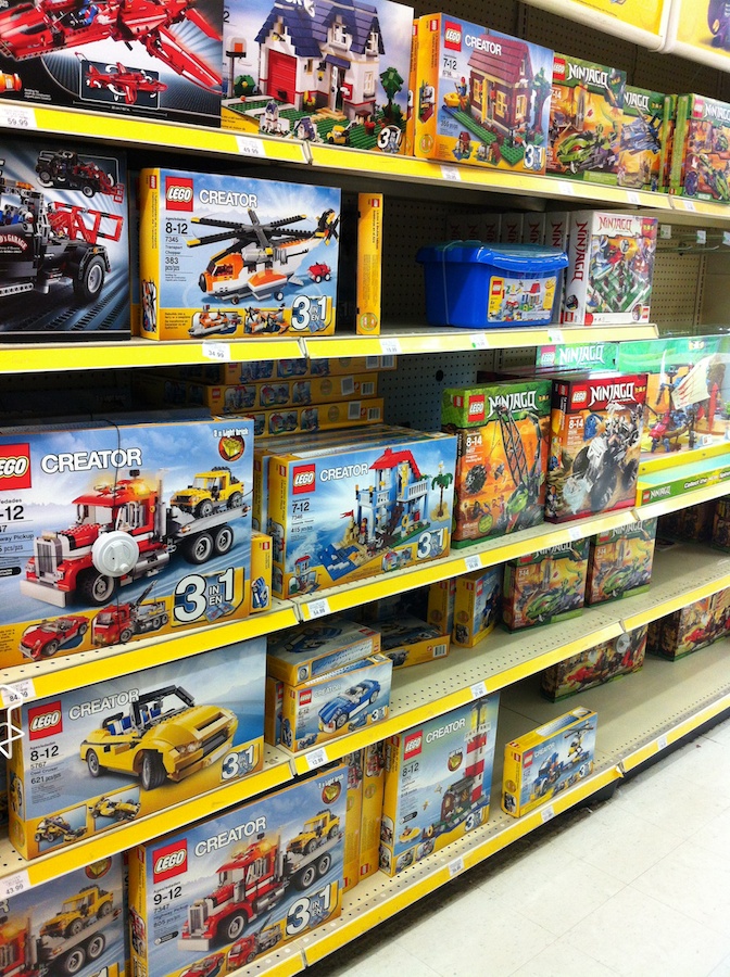 LEGO at Toys R Us, Early Summer 2012